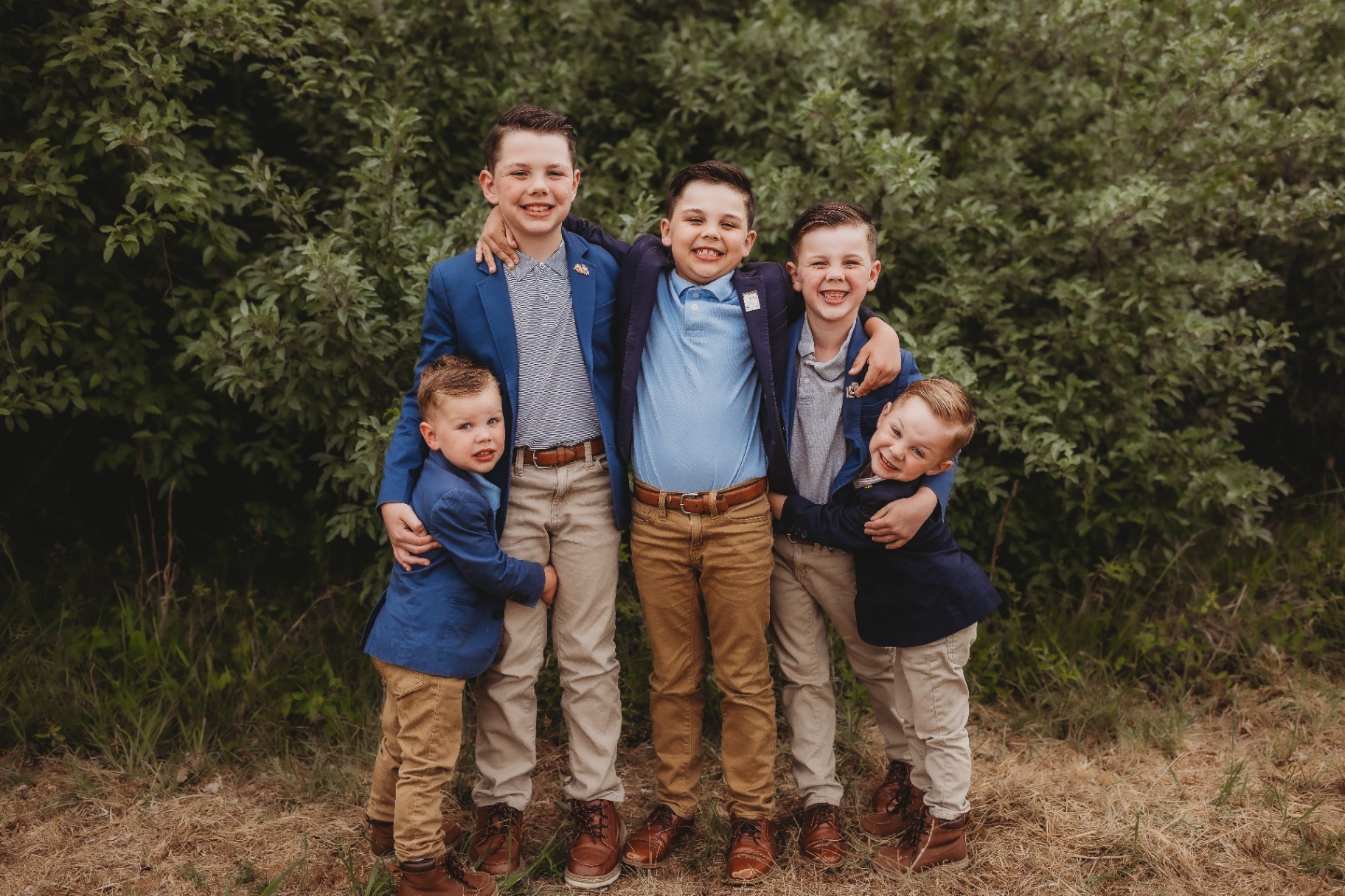 Matt Ford's five sons in Smyrna, Tennessee